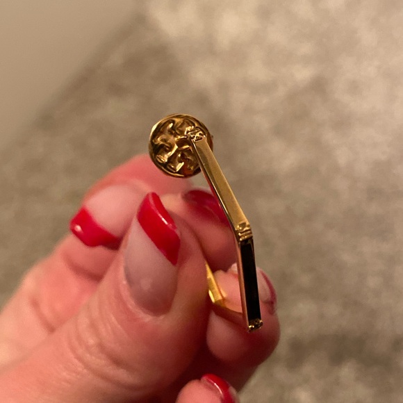 Tory Burch gold hoops - Picture 4 of 6